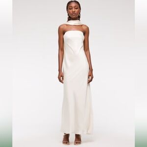 Elegant Cream Maxi Dress